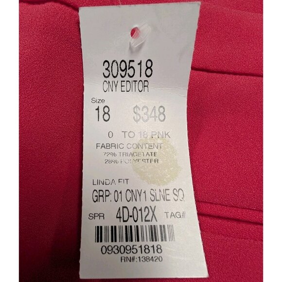 Carlisle New York Editor Crepe Dress Pants Unlined - Picture 5 of 10